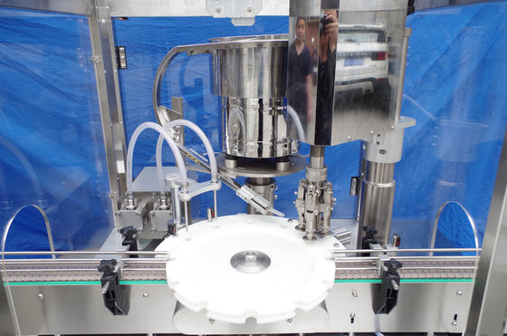 Eenvoudige/dubbele capsule vulmachine 0,4-0,6MPa Luchtdruk 220V/380V